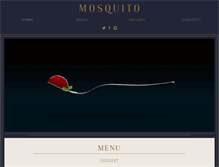 Tablet Screenshot of mosquitodessert.com